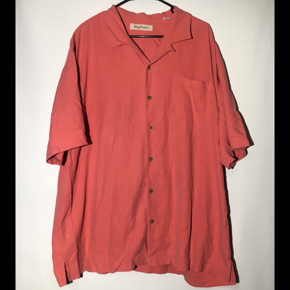 Tommy Bahama 100% Silk Button Up Shirt. XXL